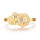 Gold Mine Series 18K Gold Diamond Ring