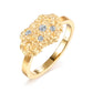 Gold Mine Series 18K Gold Diamond Ring