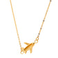 Airplane Series 18K Gold Pendant