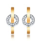 Heart Clear Series 18K Gold Diamond Earrings