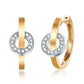 Heart Clear Series 18K Gold Diamond Earrings