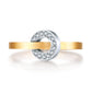 Heart Clear Series 18K Gold Diamond Ring