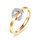 Heart Clear Series 18K Gold Diamond Ring